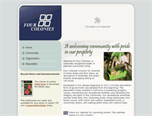 Tablet Screenshot of fourcolonies.net